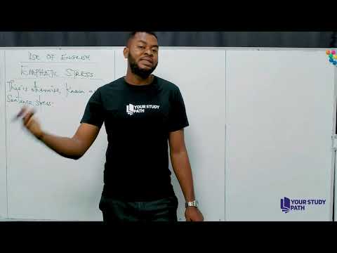 EMPHATIC STRESS ENGLISH LANGUAGE 2026 JAMB CLASS TUTORIAL YOUR STUDY PATH