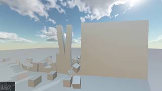 3D Physics Engine. Box test.