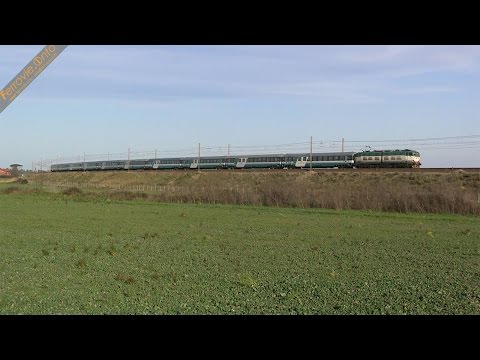 Espresso 16017 con E.656 a Maccarese - Express 16017 with E.656 in Maccarese