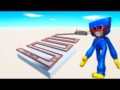 Escape From Huggy Wuggy - Last Survivor - Animal Revolt Battle Simulator