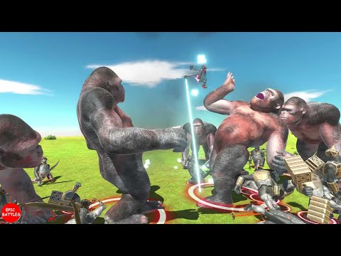 ARBS SPIDER MAN VS EVERY UNIT- 2 PART -Animal Revolt Battle Simulator | ARBS