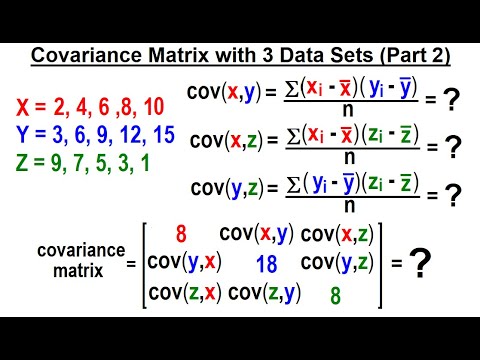 Covariance 1 of 17 What is Covariance in Relation to Variance and Correlation