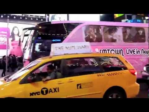 SMTOWN NYC BUS at New York Times Square