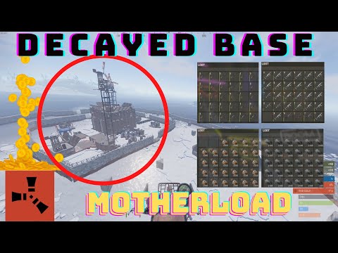RUST DECAYED BASE JACKPOT - CLAN COMPOUND