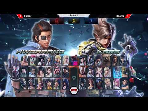 DTR:TE #33 - T7 - kkumar628 (Kazuya/Hwoarang) vs. BAOZ3R (Lars)