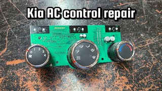 Kia climate control repair DIY switches / modules fix