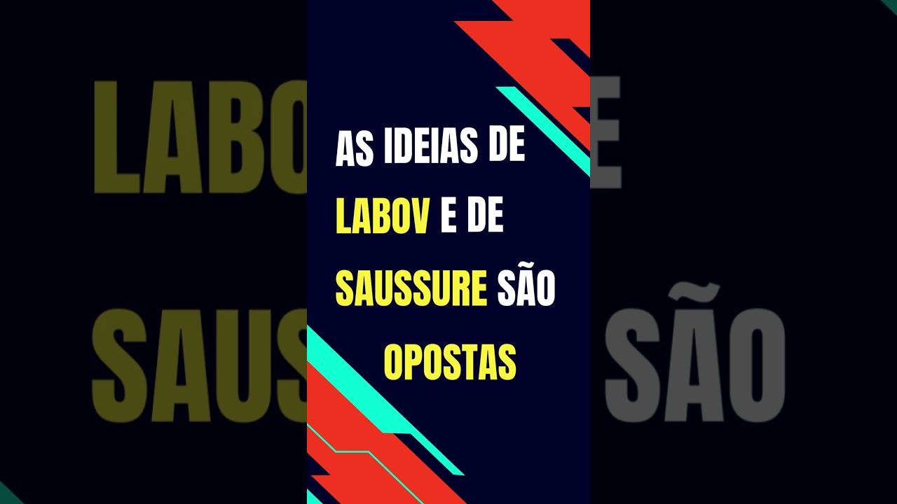 Saussure x Labov: a língua é social?  #linguistica #sociolinguistica