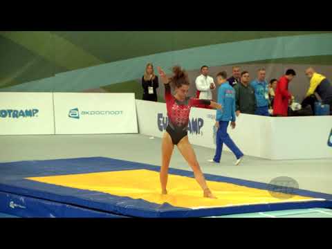HIPEL Zoe Lynn (CAN) - 2018 Trampoline Worlds, St. Petersburg (RUS) - Qualification Tumbling R2
