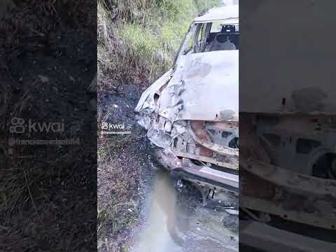 A camionete qui Matou os cantores de Arrocha presidente Tancredo Neves no interior da Bahia