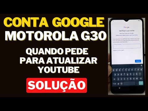 Remove Google account from MOTOROLA MOTO G30 ​​when it asks to update YouTube - Easy method