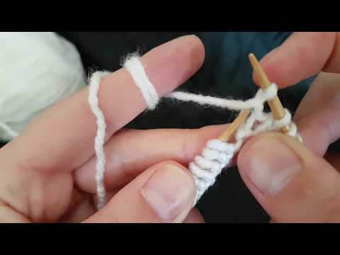 *STRICKEN LERNEN* Rechte und Linke Maschen stricken, super einfach!