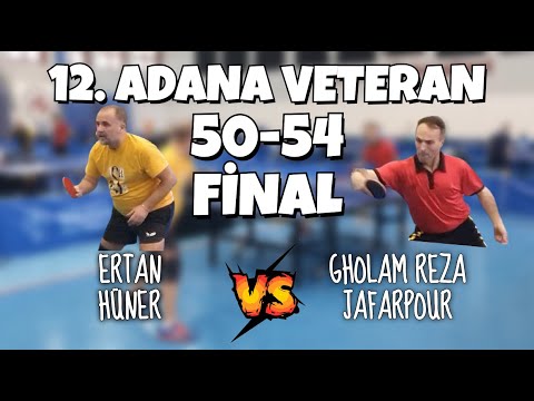 Adana Veteran 50-54 FİNAL | Ertan Hüner - Gholam Reza Jafarpour