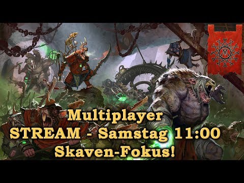 1v1 Multiplayer - Skaven-Fokus - STREAM - Total War: Warhammer 2 - [Deutsch/German]