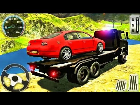 Offroad 6x6 Jeep Driving Hills Climbing 3D - Chained Vehicles Towing Rescue - Android Gameplay