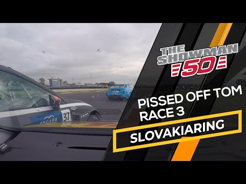 Mad Tom after great race, Slovakiaring race 3, WTCR 2019 Tom Coronel Cupra