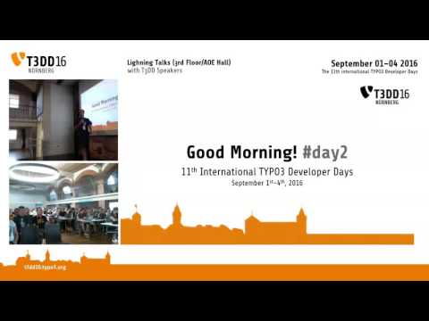 T3DD16 Friday's Live Stream - 2016-09-02