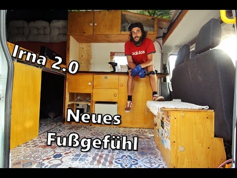 Irna 2.0 | PVC-Boden im Campervan verlegen | Selbstausbau