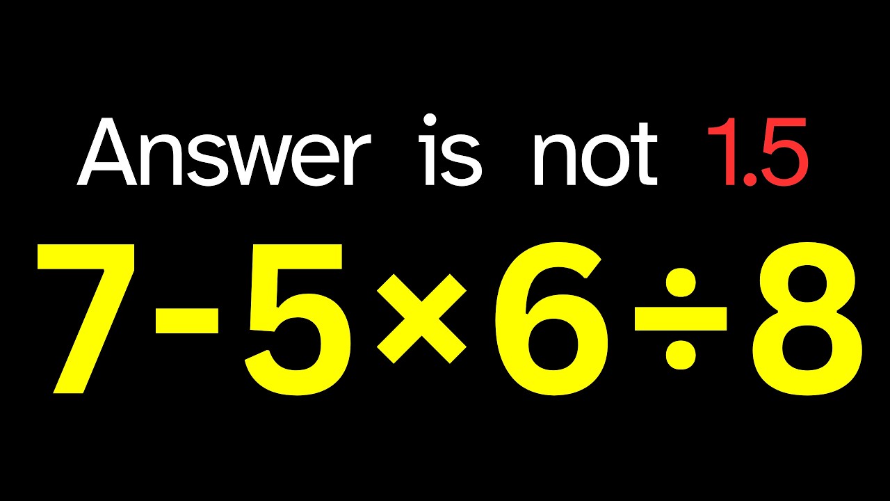 Can You Solve This 4th Grade Math Problem?