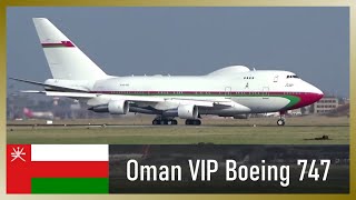 preview picture of video 'Boeing 747SP | Oman Royal Flight | Landing at Hamburg Airport'