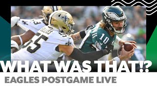 Eagles suffer ugly loss to Saints &amp; fail to clinch #1 seed again | Eagles Postgame Live