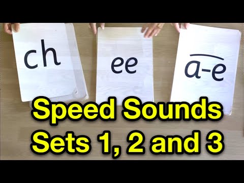Speed Sounds Sets 1, 2 and 3 for Foundation Stage and Year 1