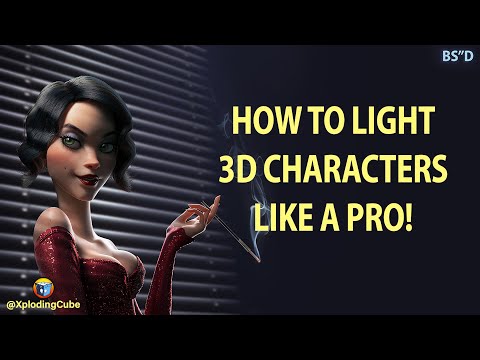 How To Light Your 3D Characters Like a Pro - Xploding Cube