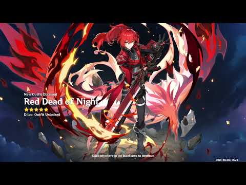 Genshin Impact - Diluc's *5 Skin (Red Dead of Night) Showcase