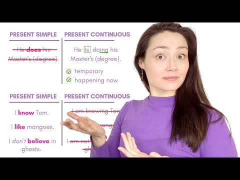PRESENT SIMPLE and PRESENT CONTINUOUS | the complete grammar guide