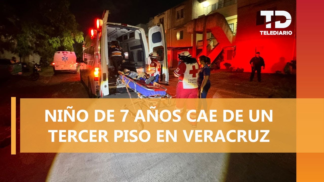 Niño de 7 años y con prótesis cae desde un tercer piso