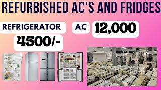 Second Hand Air Conditions, Refrigerators, Market In Hyderabad. Refurbished Ac