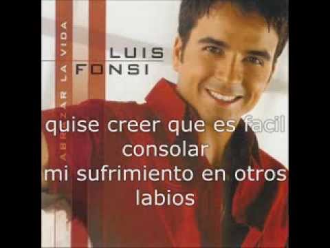 Luis Fonsi Duele Perderte Lyrics
