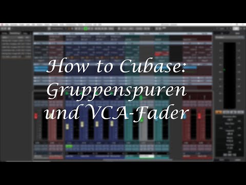 How to Cubase: Gruppen und VCA-Fader