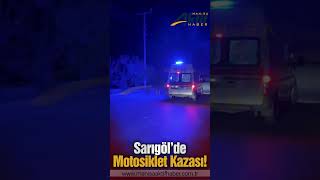 SARIGÖL'DE KORKUTAN KAZA!  1 YARALI