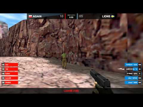 AGAiN vs. LIONS map 2 nuke dreamhack 2011
