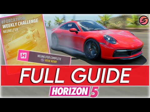 How to do FORZATHON Neunelfer Porsche 911 Carrera S TUNE | Winter Forzathon Weekly Forza Horizon 5