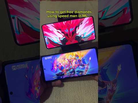How to get free diamonds using speed man in ML... #mobilelegends #mlbb #ml