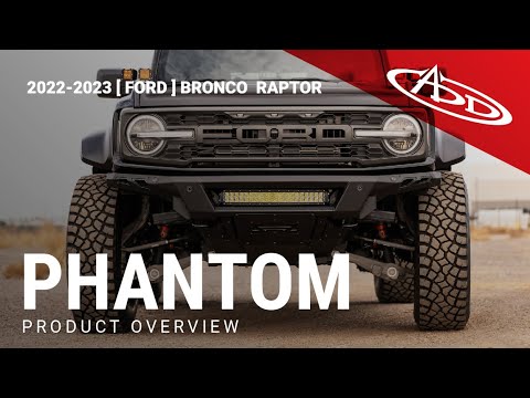 2022 - 2024 Ford Bronco Raptor Phantom Bumpers | ADD Offroad