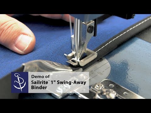 Demo of Sailrite® 1" Swing‑Away Binder