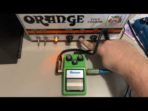 Ibanez TS9 Tube Screamer quick test (Orange Tiny Terror & 4x12 IR)