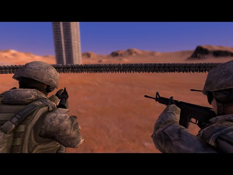 10000 WW2 German Soliders Vs 10000 Modern Soliders - Ultimate Epic Battle Simulator