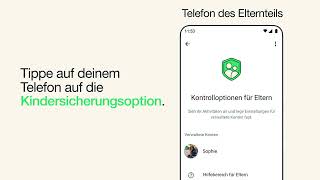 Kontrolloptionen für durch Eltern verwaltete Konten auf WhatsApp
