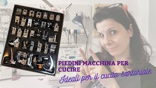 I PIEDINI MACCHINA PER CUCIRE PIÙ IMPORTANTI: come usarli e quali sono!