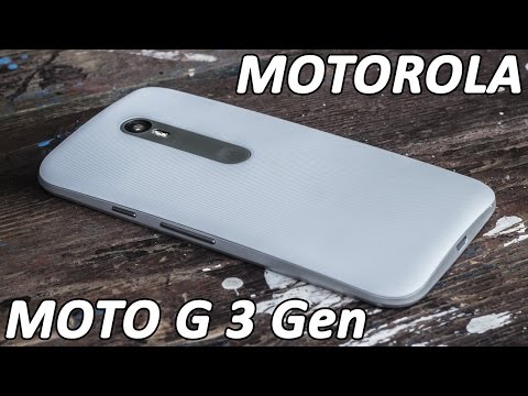 Обзор Motorola Moto G Gen.3 (8Gb, XT1541, black)