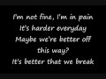 Maroon 5 - Better That We Break