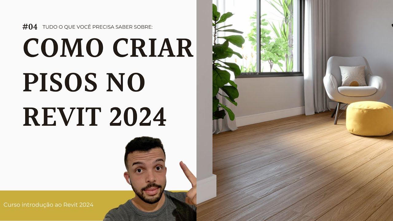 Como criar pisos no Revit 2024 + Texturas: Tutorial passo a passo [Aula 04]