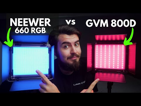 NEEWER 660 RGB vs GVM 800D | Review + Test