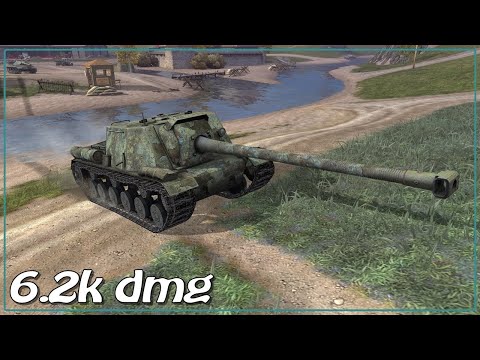 ISU-130 • 3 frags • 6.2k dmg • WoT Blitz