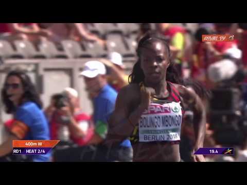 European championship 2018 - 400m women qualification Heat 2/3