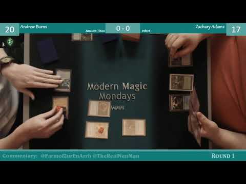 Amulet Titan vs Infect Round 1 Modern Magic Mondays 5/13