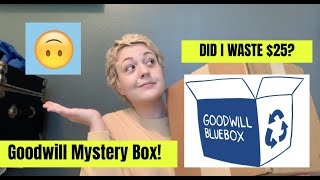 Goodwill Blue Box Unboxing - Women's Clothing Box